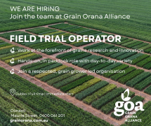 Position Vacant - Field Trial Operator